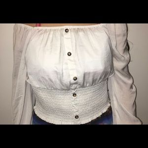 Crave Fame off the shoulder top